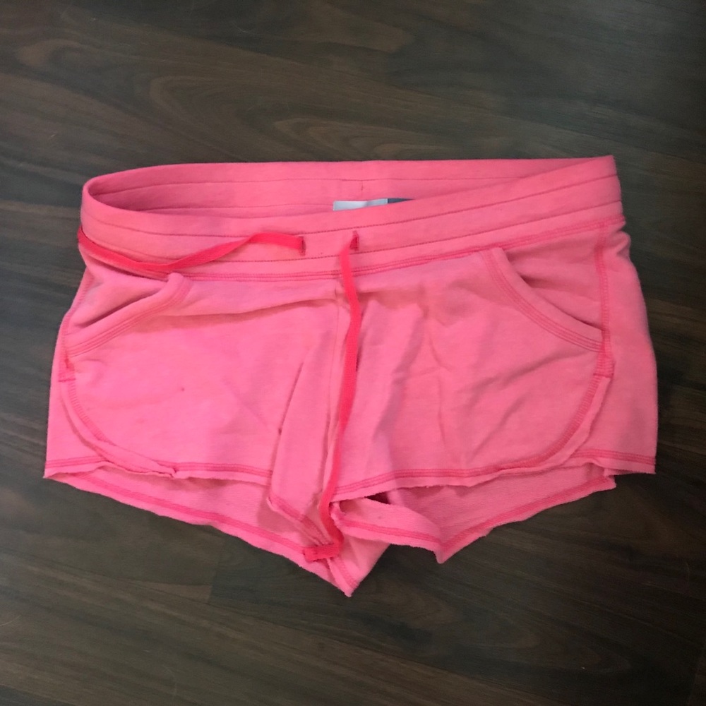 old navy pink lounge shorts